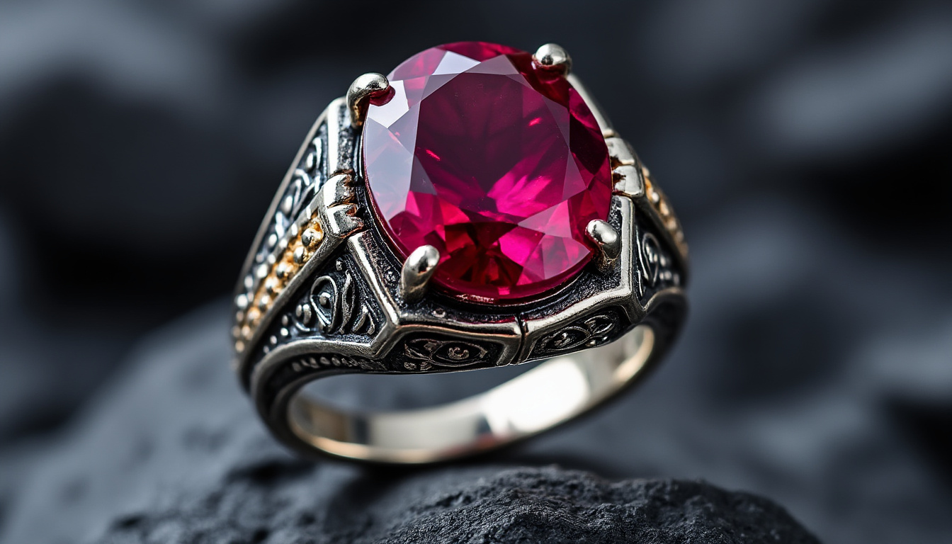 découvrez pourquoi le rubis est la pierre idéale pour une bague homme. symbolisant force et élégance, le rubis au masculin exprime le caractère unique de chaque homme.