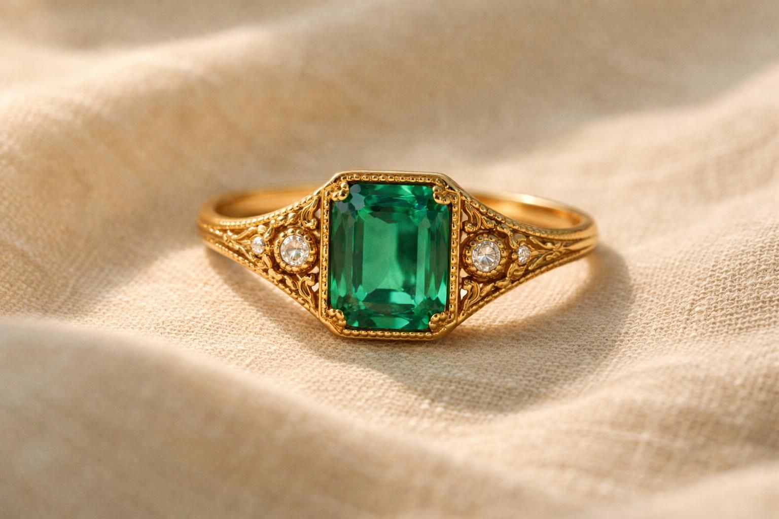 découvrez comment identifier une bague émeraude au style rétro grâce à nos conseils simples et précis. apprenez à reconnaître les caractéristiques uniques qui rendent ces bijoux vintage si précieux et élégants.